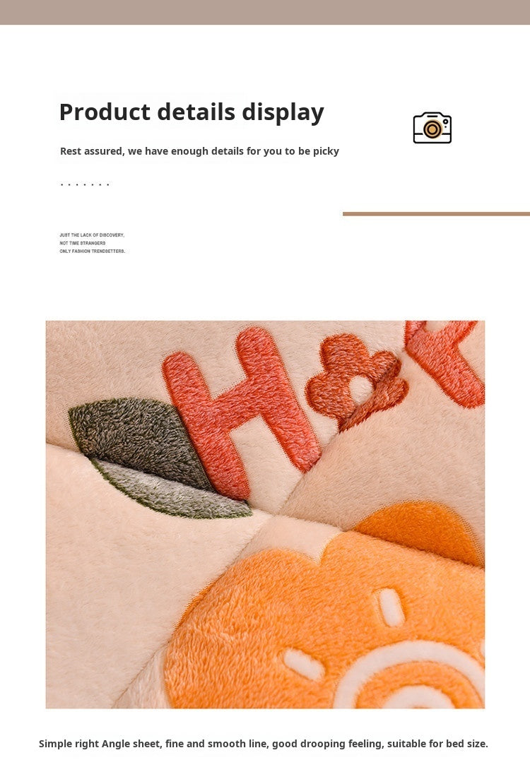 Household Thickened Warm Quilt Core Double-sided Velvet Lamb Wool Autumn Winter Blanket dormitory Warm Double-sided Velvet Core