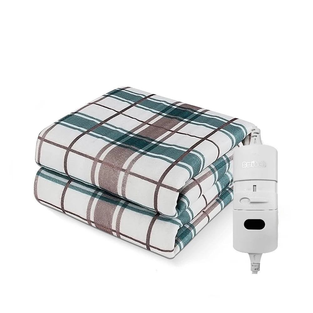 Couverture chauffante électrique avec thermostat automatique, matelas de lit, chauffe-corps double, tapis métropolitain, coussin en polymères, prise UE, 220V