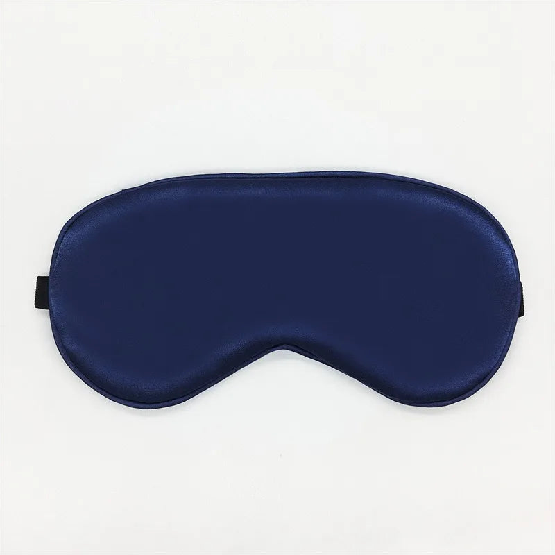 Soft Silk Sleep Mask Eye Masks for Sleep, 100% Blackout, Zero Eye Pressure, Blindfold with Adjustable Strap, Travel Eye Covers