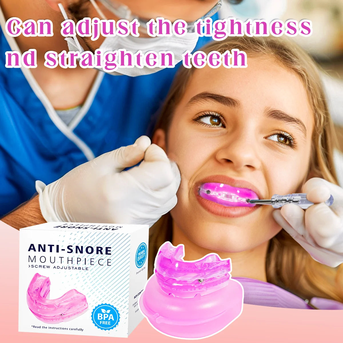 Anti Snore Bruxism Mouth Guard Stop Snoring Mouthpiece Teeth Bruxism Sleeping Aid Apnea Devices Night Anti-Snoring Mouth Guard