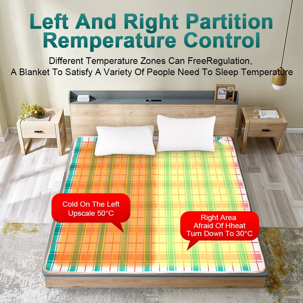 Couverture électrique 220V épaissir Thermostat couvertures électriques 70x1 0/120x1 0/150x180cm couverture chauffante électrique hiver corps plus chaud