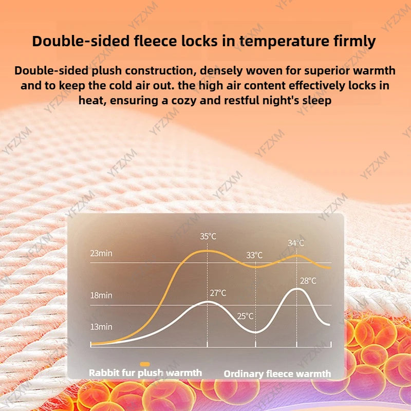 Solid Thickened Wide Striped Flannel Multifunctional Blanket, Can Be Used As Bed Sheet Cover Blanket, Sofa Blanket,nap Blanket