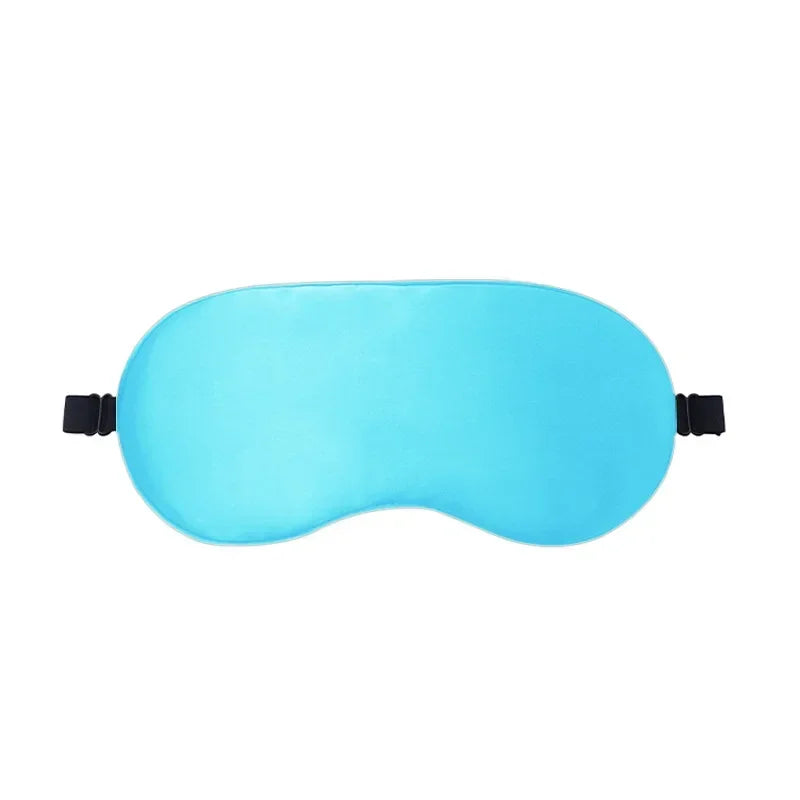 Soft Silk Sleep Mask Eye Masks for Sleep, 100% Blackout, Zero Eye Pressure, Blindfold with Adjustable Strap, Travel Eye Covers