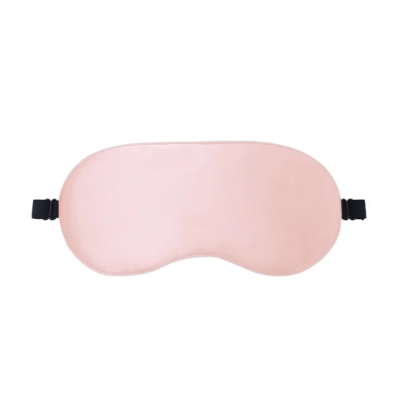 Soft Silk Sleep Mask Eye Masks for Sleep, 100% Blackout, Zero Eye Pressure, Blindfold with Adjustable Strap, Travel Eye Covers