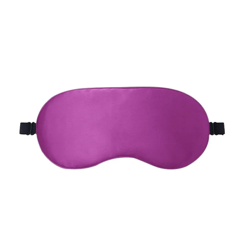 Soft Silk Sleep Mask Eye Masks for Sleep, 100% Blackout, Zero Eye Pressure, Blindfold with Adjustable Strap, Travel Eye Covers