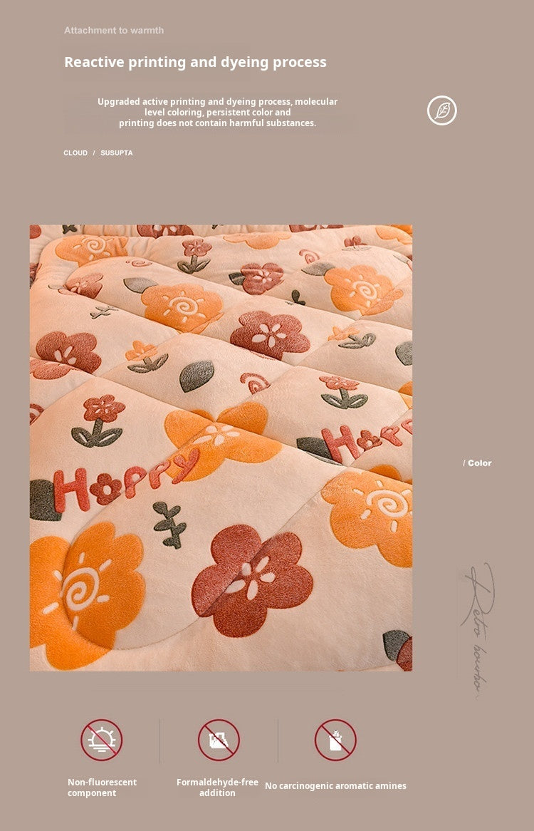 Household Thickened Warm Quilt Core Double-sided Velvet Lamb Wool Autumn Winter Blanket dormitory Warm Double-sided Velvet Core